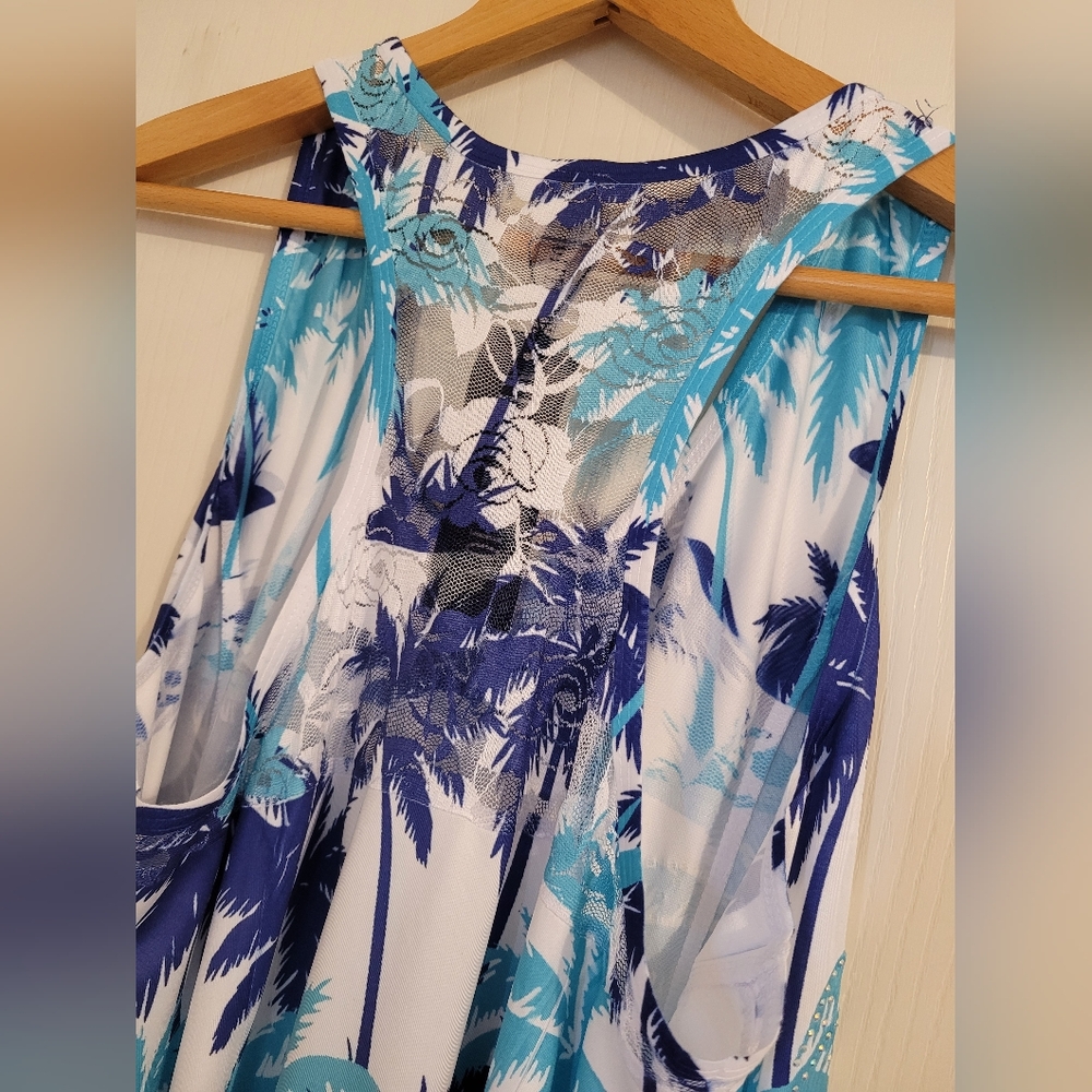 MT Collection Palm Tree Sundress - Picture 4 of 8